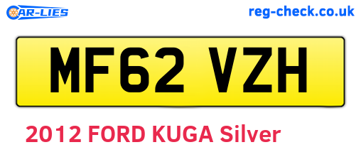MF62VZH are the vehicle registration plates.