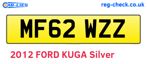 MF62WZZ are the vehicle registration plates.