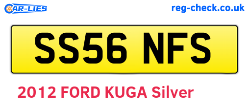 SS56NFS are the vehicle registration plates.