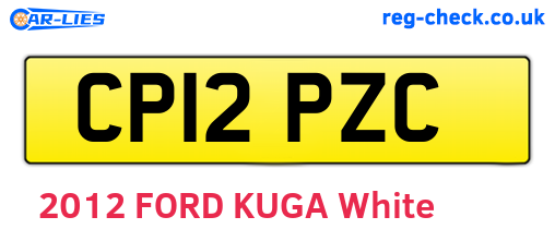 CP12PZC are the vehicle registration plates.