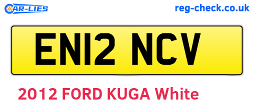 EN12NCV are the vehicle registration plates.