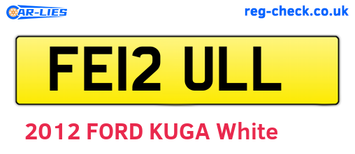 FE12ULL are the vehicle registration plates.