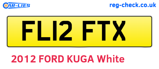 FL12FTX are the vehicle registration plates.