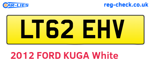 LT62EHV are the vehicle registration plates.