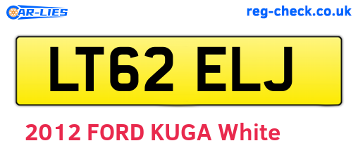 LT62ELJ are the vehicle registration plates.