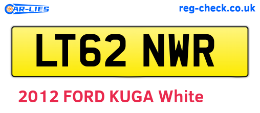 LT62NWR are the vehicle registration plates.