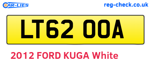 LT62OOA are the vehicle registration plates.