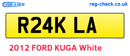 R24KLA are the vehicle registration plates.