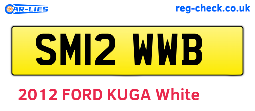 SM12WWB are the vehicle registration plates.