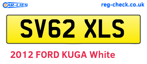 SV62XLS are the vehicle registration plates.