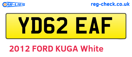YD62EAF are the vehicle registration plates.
