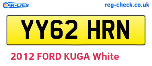 YY62HRN are the vehicle registration plates.