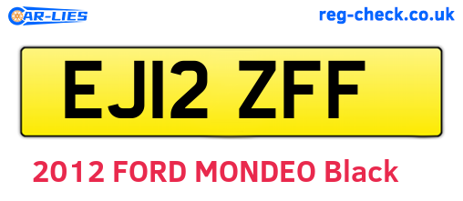 EJ12ZFF are the vehicle registration plates.