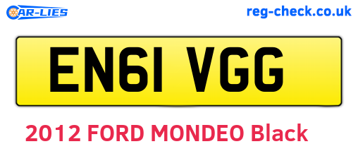 EN61VGG are the vehicle registration plates.
