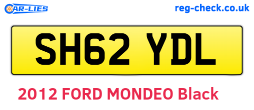 SH62YDL are the vehicle registration plates.