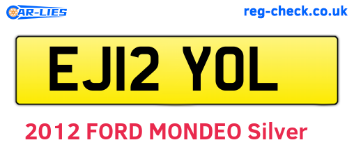 EJ12YOL are the vehicle registration plates.
