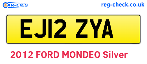 EJ12ZYA are the vehicle registration plates.