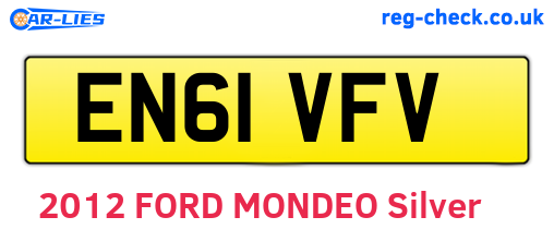 EN61VFV are the vehicle registration plates.