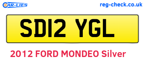 SD12YGL are the vehicle registration plates.