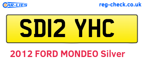 SD12YHC are the vehicle registration plates.