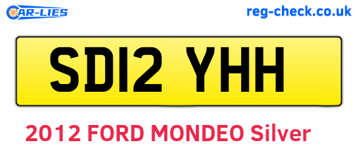 SD12YHH are the vehicle registration plates.
