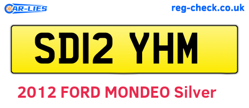 SD12YHM are the vehicle registration plates.