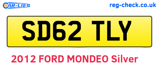 SD62TLY are the vehicle registration plates.