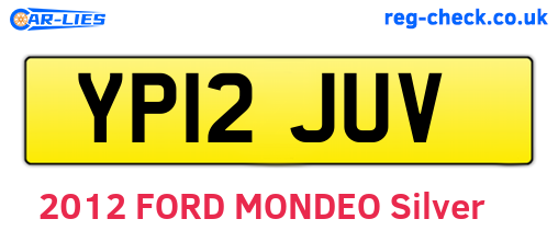 YP12JUV are the vehicle registration plates.