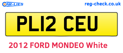 PL12CEU are the vehicle registration plates.