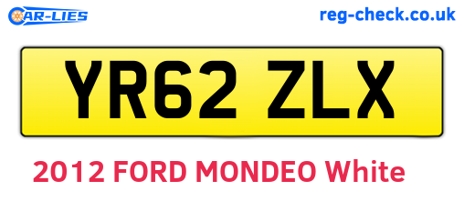 YR62ZLX are the vehicle registration plates.