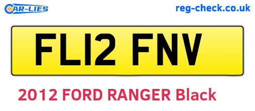 FL12FNV are the vehicle registration plates.