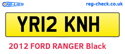 YR12KNH are the vehicle registration plates.