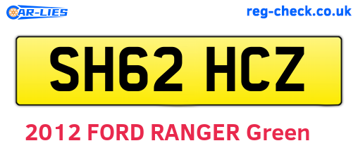 SH62HCZ are the vehicle registration plates.