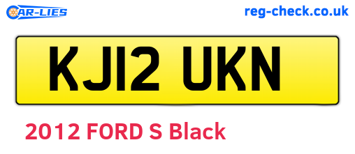KJ12UKN are the vehicle registration plates.