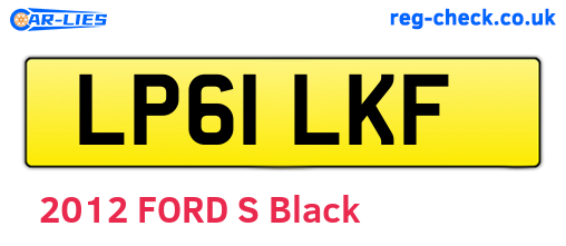 LP61LKF are the vehicle registration plates.
