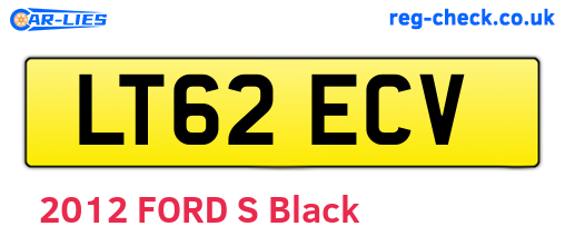 LT62ECV are the vehicle registration plates.