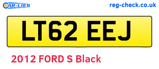 LT62EEJ are the vehicle registration plates.