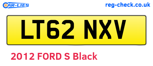 LT62NXV are the vehicle registration plates.