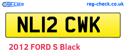 NL12CWK are the vehicle registration plates.