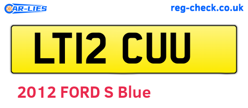 LT12CUU are the vehicle registration plates.