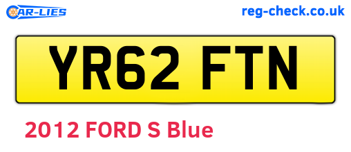 YR62FTN are the vehicle registration plates.