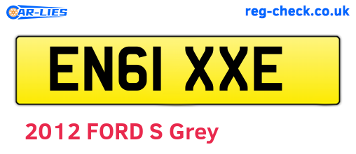 EN61XXE are the vehicle registration plates.