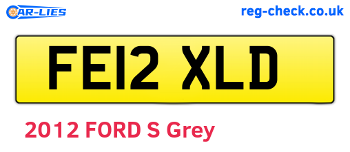 FE12XLD are the vehicle registration plates.
