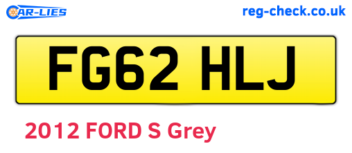 FG62HLJ are the vehicle registration plates.
