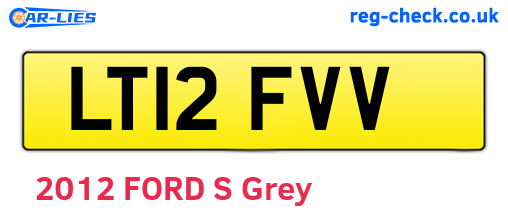 LT12FVV are the vehicle registration plates.