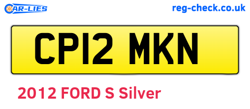 CP12MKN are the vehicle registration plates.