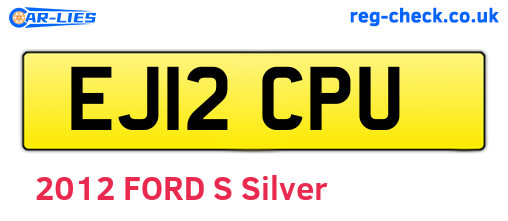 EJ12CPU are the vehicle registration plates.