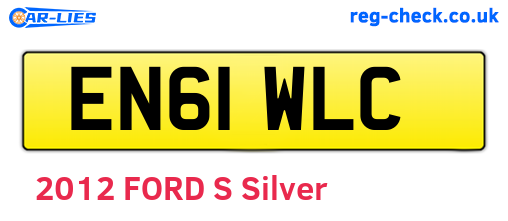 EN61WLC are the vehicle registration plates.