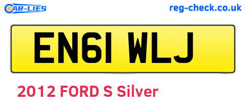 EN61WLJ are the vehicle registration plates.