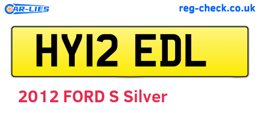 HY12EDL are the vehicle registration plates.